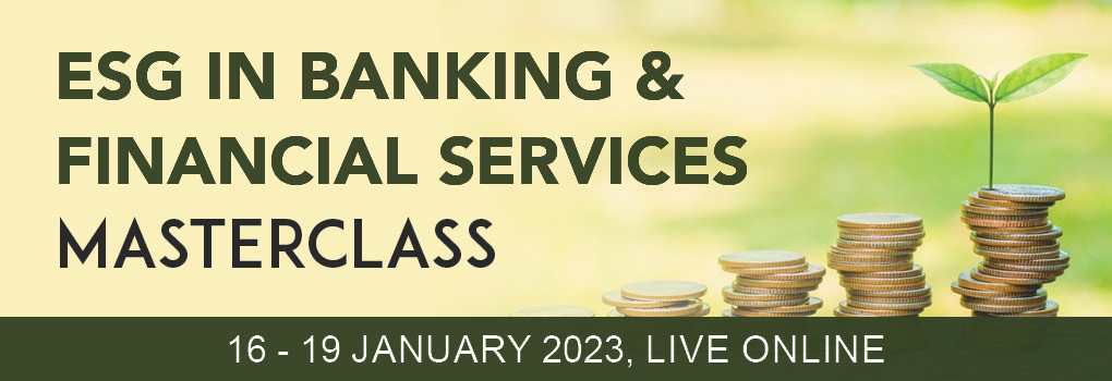 ESG in Banking and Financial Services Masterclass 2023